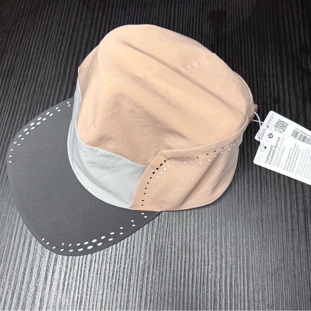 Lululemon Lightweight Crushable Run Hat NWT S/M (GGRE/PCLY/SEAL) - Picture 1 of 11